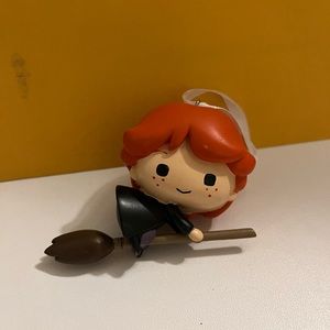 Harry Potter Ron on a Broom Christmas Ornament